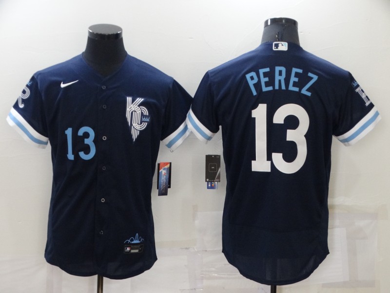 Royals 13 Salvador Perez Navy Nike 2022 City Connect Flexbase Jersey,We sell and wholesale Royals 13 Salvador Perez Navy Nike 2022 City Connect Flexbase Jersey on line form chian!